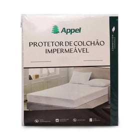 PROTETOR COLCHAO CASAL 1,40m x 1,90m + 30cm - BRANCO
